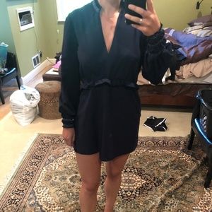 long sleeve blue ROMPER
